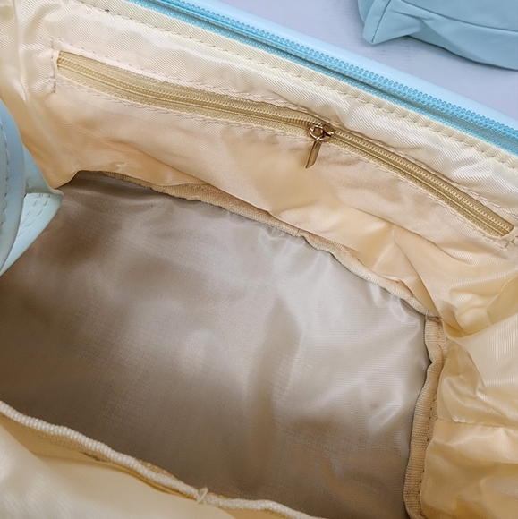 Makeup Case New 3 in One Aqua Waterproof Zipper Bag Brush Travel Bag - Picture 3 of 10